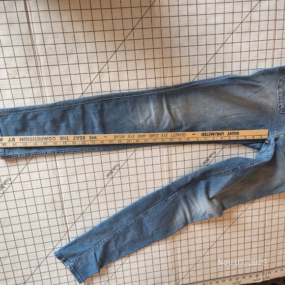 TWO PAIRS 7 For All Mankind High Rise Skinny Fit Jeans Sz27 (size 4) - Picture 13 of 17